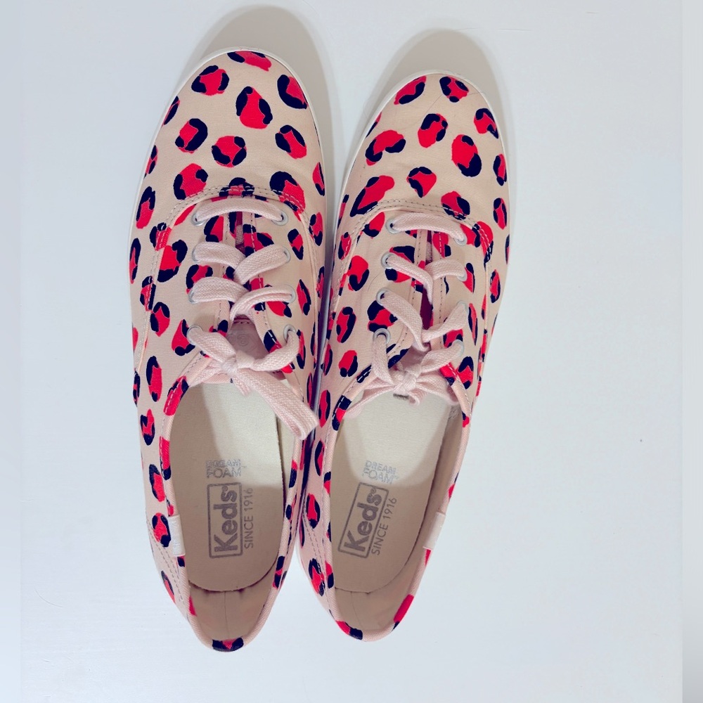 KEDS x DREAM FOAM neon leopard print